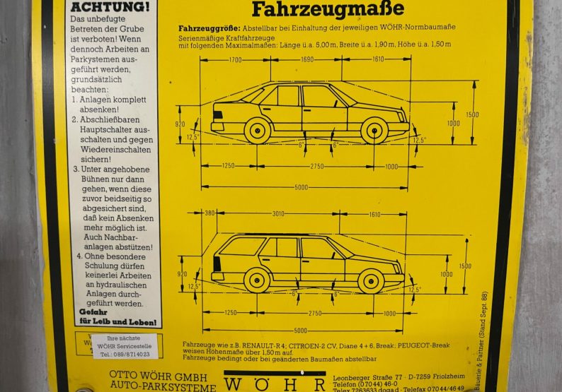 Fahrzeugmaße