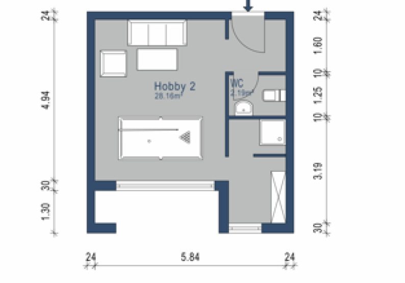 Ber.69_Grundriss Hobbyraum